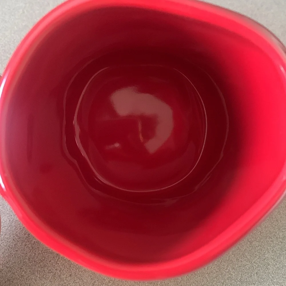 Rae Dunn SNOW WHITE Red Luster Mug Artisan Collection by Magenta Disney Princess - Picture 3 of 5